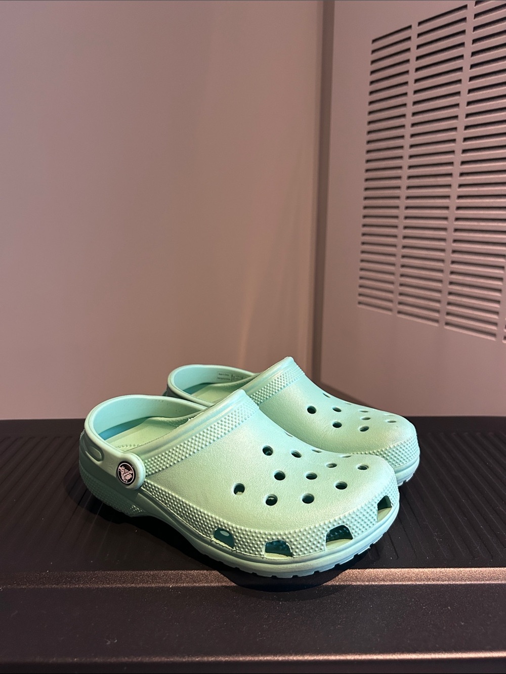 CROCS Womens Classic Clog in Mint Green